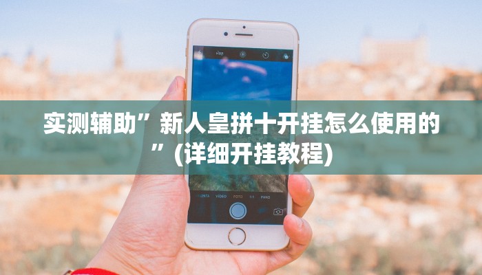 实测辅助”新人皇拼十开挂怎么使用的”(详细开挂教程)