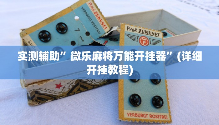实测辅助”微乐麻将万能开挂器”(详细开挂教程)