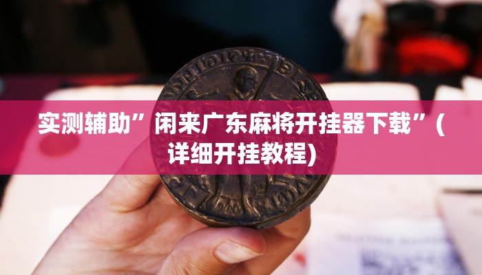 实测辅助”闲来广东麻将开挂器下载”(详细开挂教程)
